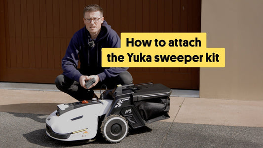 How to attach Yuka sweeper kit