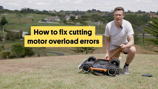 How to fix cutting motor overload errors