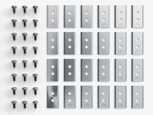 24‑piece Mammotion endurance blades set for Luba and Yuka robot mowers, superior stainless steel with sharper edge.