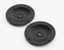 Pair of round Mammotion Luba cutting discs with blade mounting holes and centre hubs, compatible with Luba 1 and Luba 2 robot lawn mowers