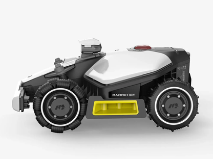 Side view of Mammotion Luba Mini AWD Robot Lawn Mower NZ – Up to 1500㎡ Lawns