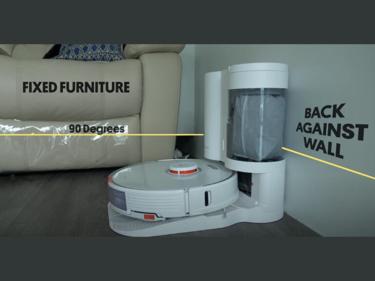 Where should you place for your robot vacuum base station / charging dock?